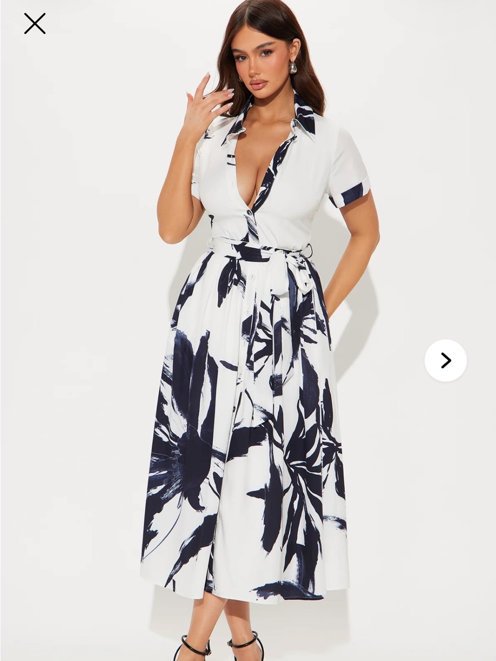 NWT XL Fashion Nova button down dress.